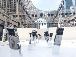 不銹鋼藝術裝置